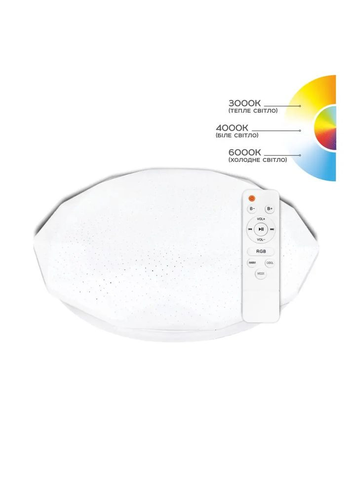 Світильник світлодіодний SMART SML-R44-55-RGB 3000-6000K 55Вт с д/у BIOM (361067916)