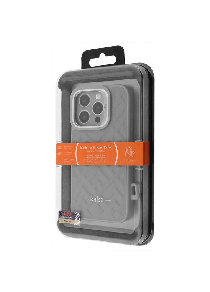 Чохол Rhombus Collection with Magnetic Ring black Kajsa iPhone 16 Pro (322245610)