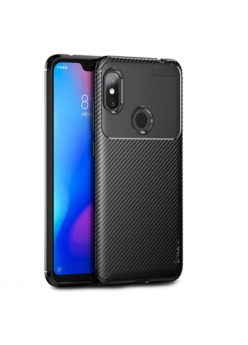 Чехол-накладка Carbon Fiber Series/Soft TPU Case Xiaomi Redmi Note 6 Pro Black iPaky (301466349)