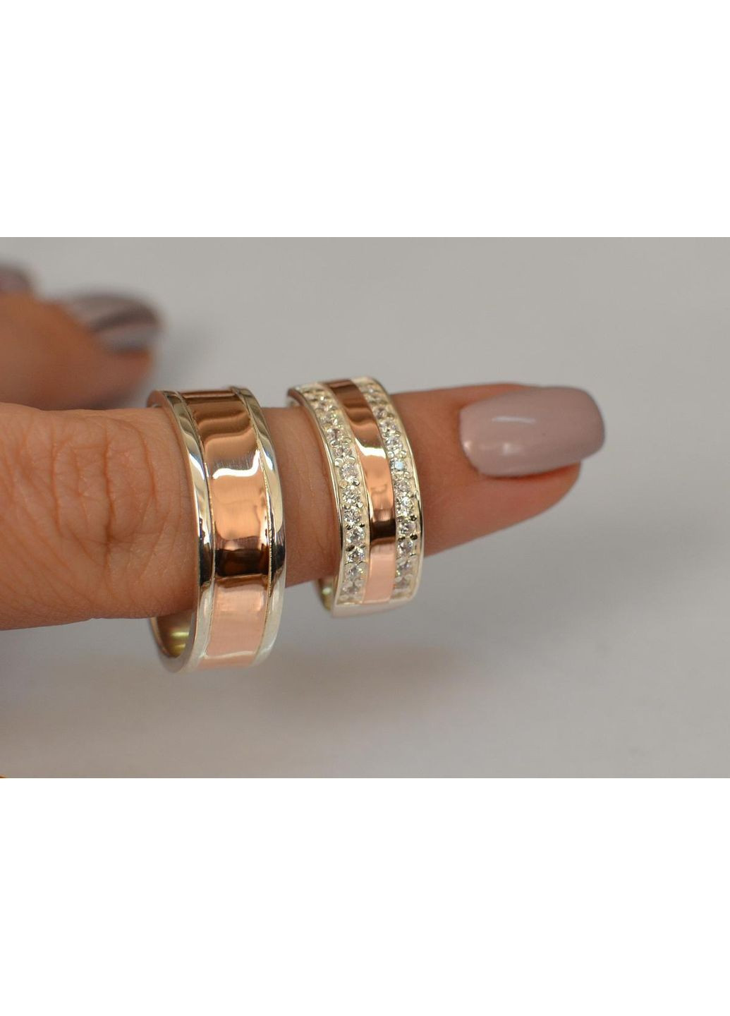 Пара обручок Silver Style (367112829)