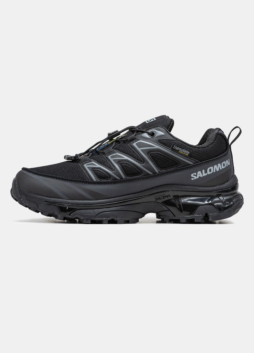 Черные зимние кроссовки зимние мужские salomon xt-6 expanse winter gore-tex black | саломон хт-6 экспанс черные No Brand