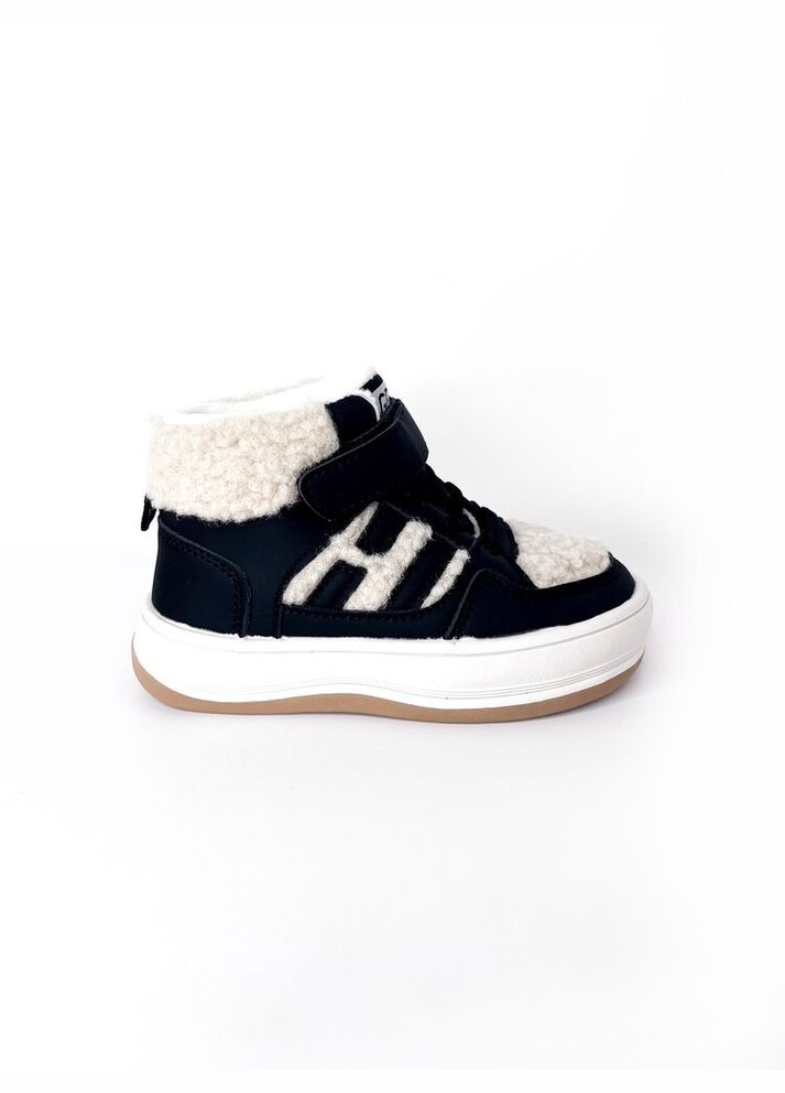 Демісезонні черевики хайтопи 27 р 16,4 см чорно-білий артикул Д196 GFB (304252640)