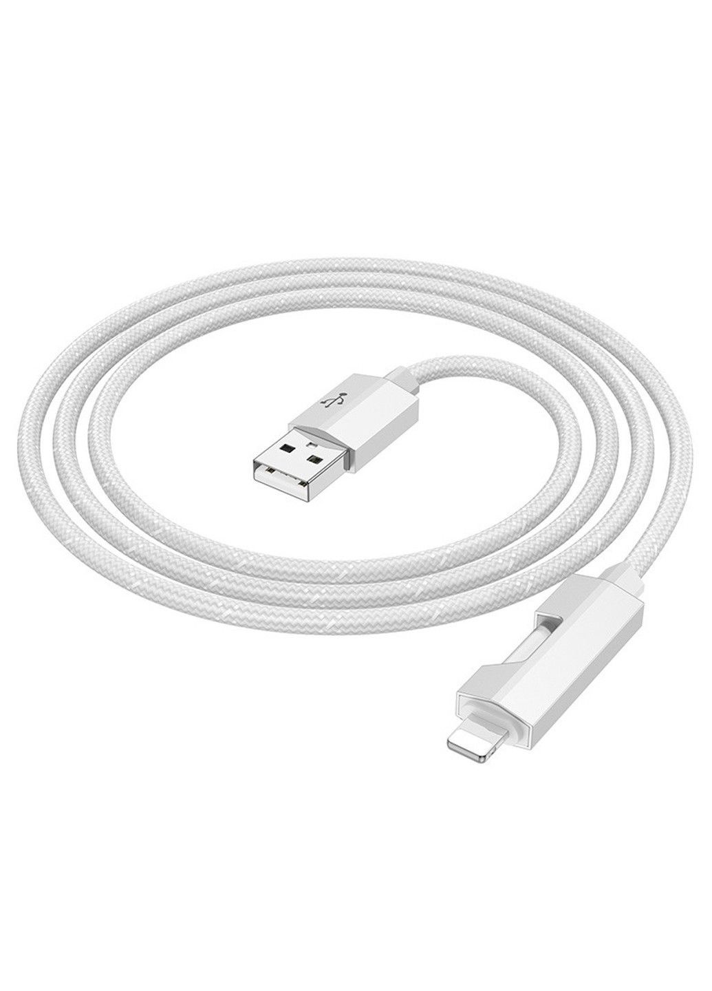 Дата кабель U123 Regent colorful 2.4A USB to Lightning (1.2m) Hoco (293513901)