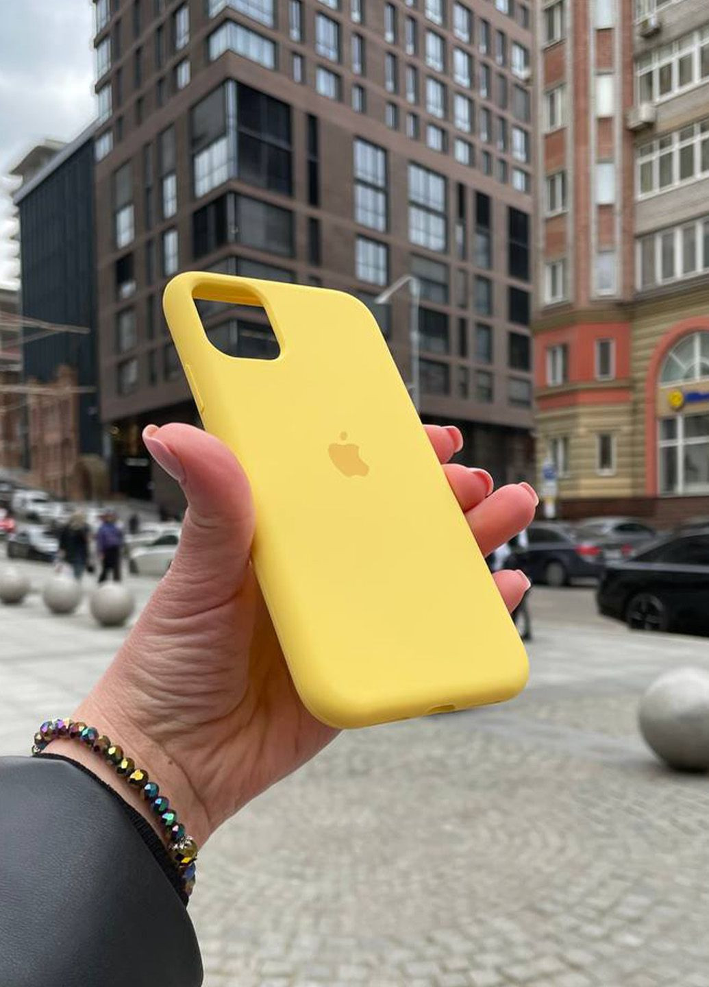 Чохол для iPhone 11 Pro Max жовтий Yellow Silicone Case силікон кейс No Brand (289754102)