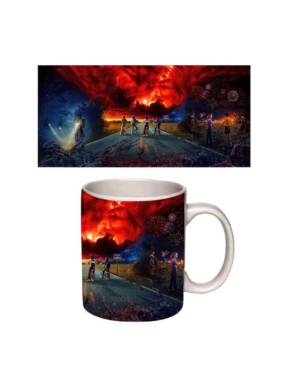 Чашка біла Дуже дивні справи Stranger Things Дивні дива (z1627) No Brand (368785908)