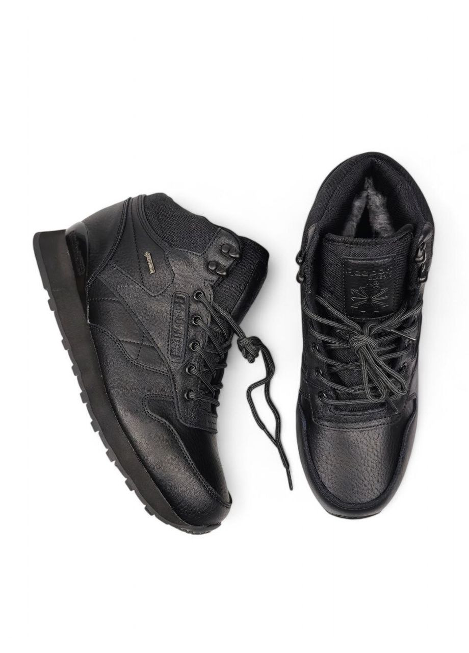 Черные зимние ботинки Vakko