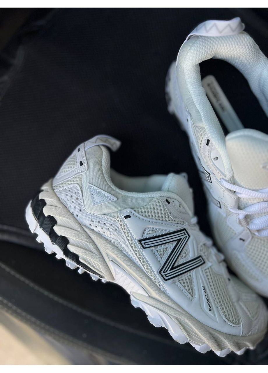 Білі Осінні кросівки чоловічі new balance 610 nimbus cloud white black ml610tba нью беланс 610 No Brand