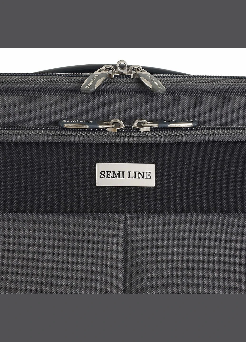 Чемодан 28" (L) Grey/Orange Lines (T5754-3) Semi Line (392410729)