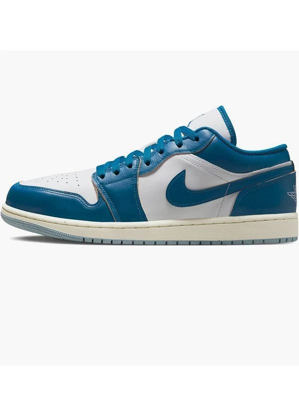 Комбіновані кросівки air 1 low se industrial white/blue fn5214-141 демісезон Air Jordan