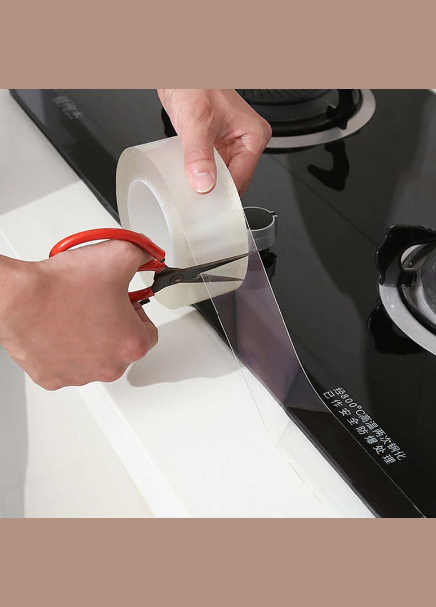 Клейкая водонепроницаемая лента 5905 3 м прозрачная. No Brand (364496384)