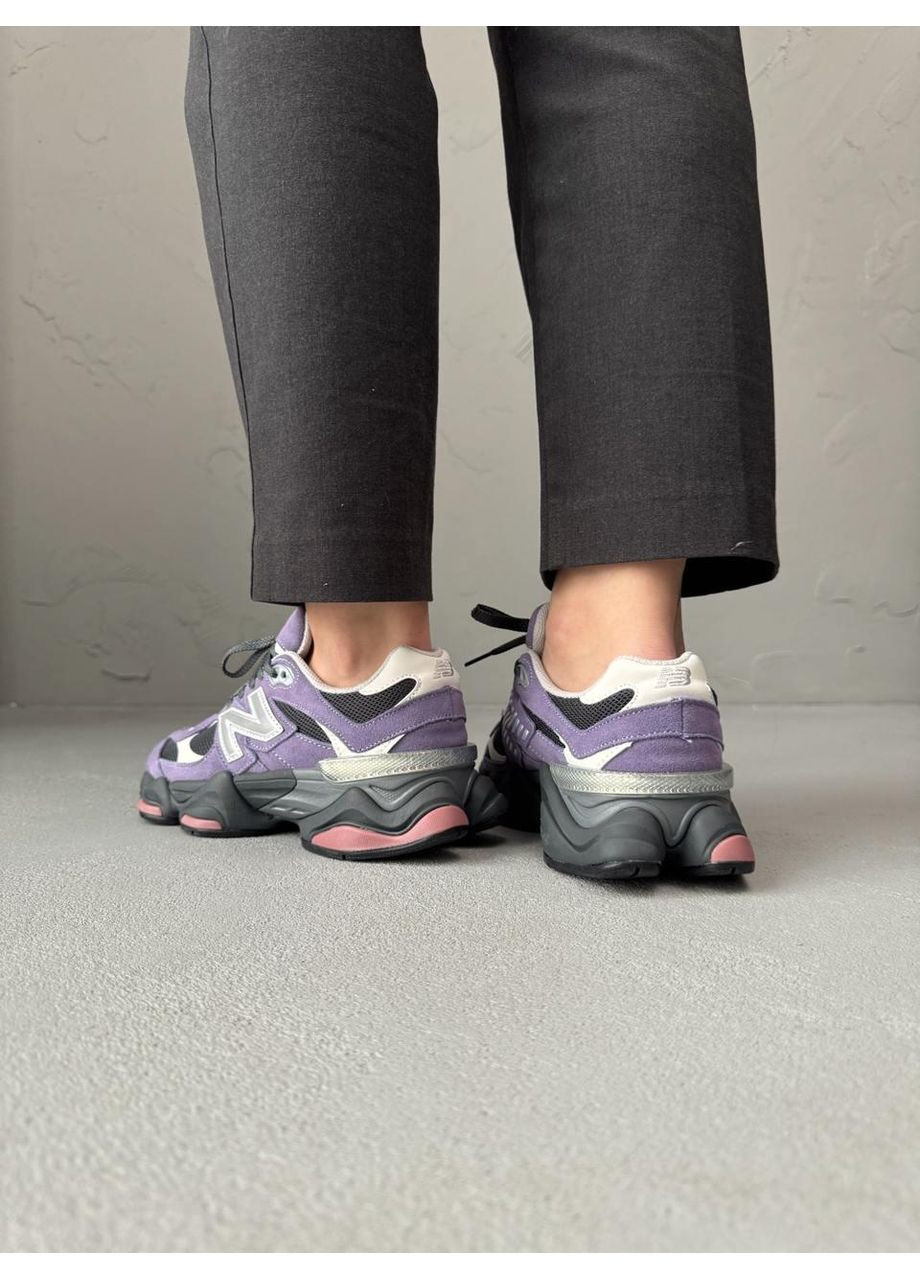 Білі Осінні кросівки чоловічі new balance 9060 violet noir нью беланс 9060 No Brand