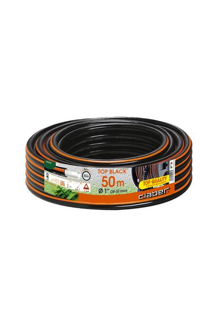 Шланг поливальний 1" 50м TOP Black, чорний Claber (342968087)
