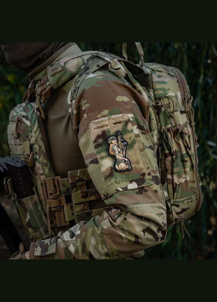 Нашивка Tactical girl №4 PVC tattoo Якудза M-TAC (315048039)