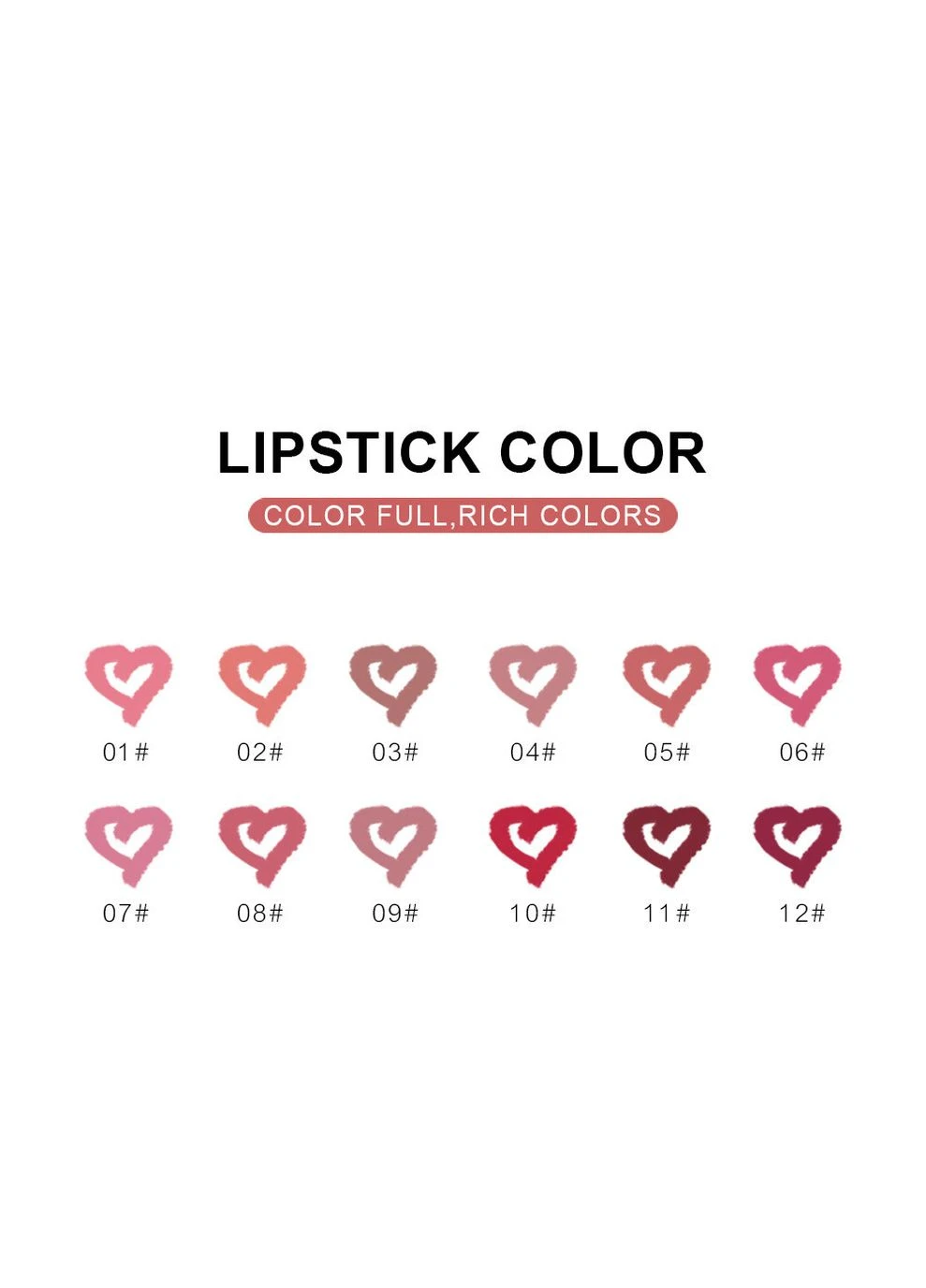 Набір матових помад олівець для губ Matte Lipstick Pen B 3 шт Dragon Ranee (314933559)