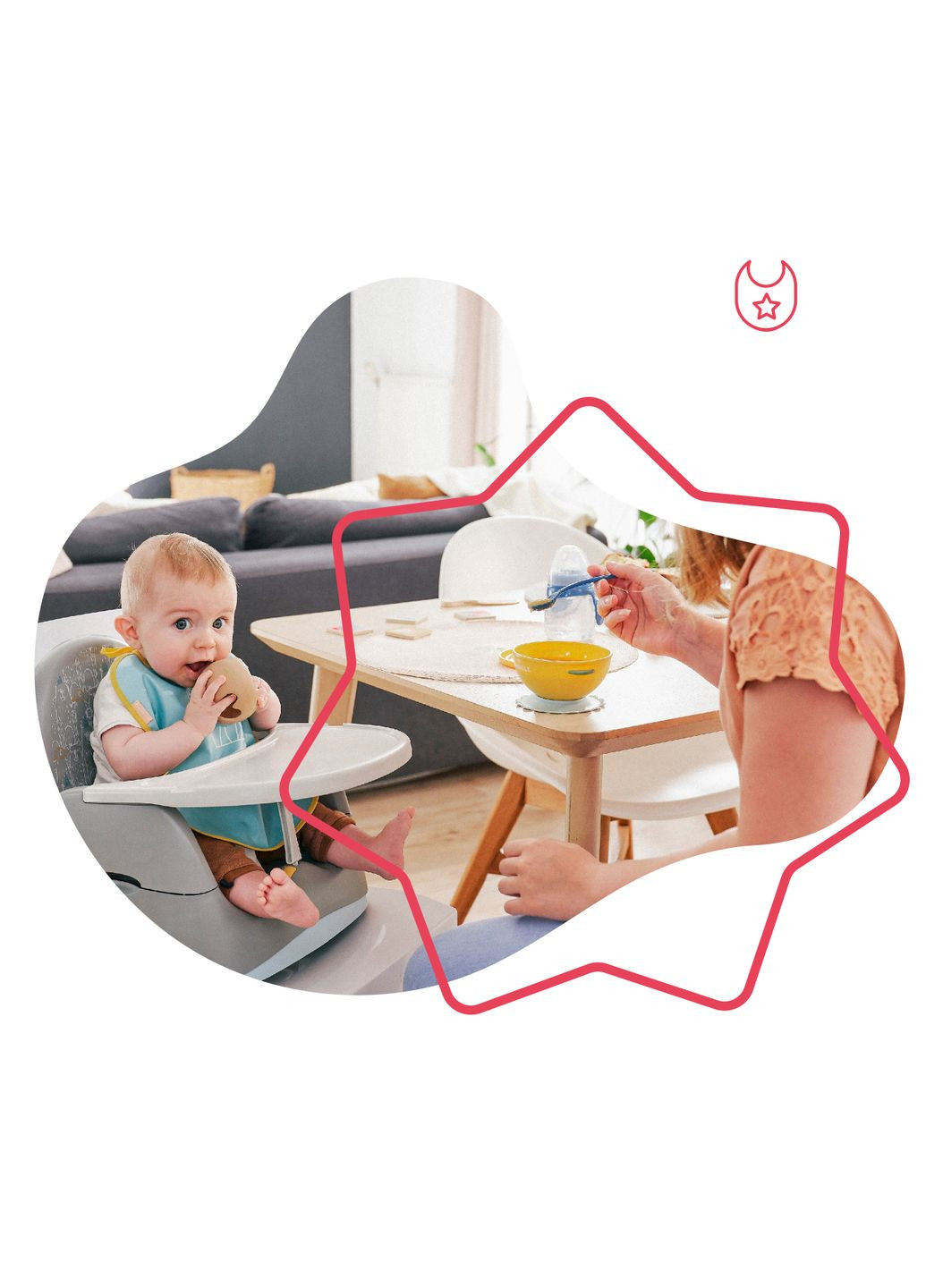 Набір тарілок глибоких, 3 шт. () Badabulle B005108 (331790068)