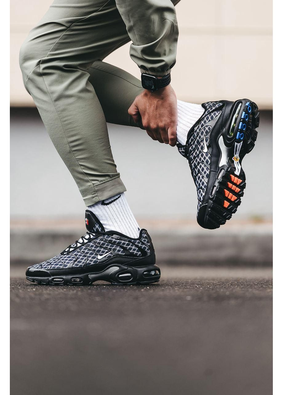 Белые демисезонные кроссовки мужские nike air max plus tn france найк аир макс тн плюс No Brand