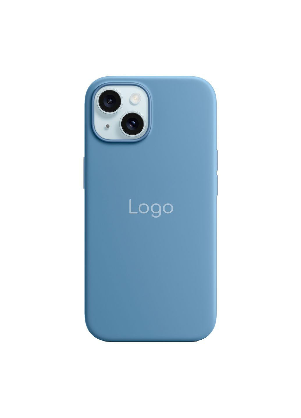 Чехол with MagSafe для iPhone 15 Plus Цвет Winter Blue Silicone Case Apple iPhone 15 Plus 2023 (335874601)
