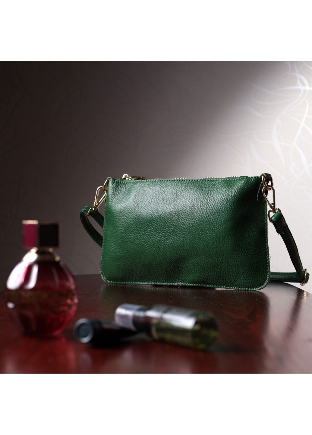 Женская кожаная сумка 26,5х16,5х2 см Vintage (315870971)