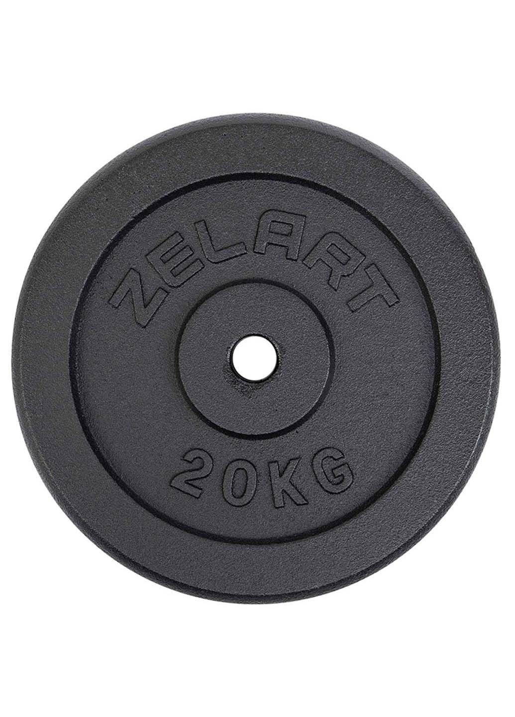 Блины диски стальные TA-7785 20 кг Zelart (286043586)