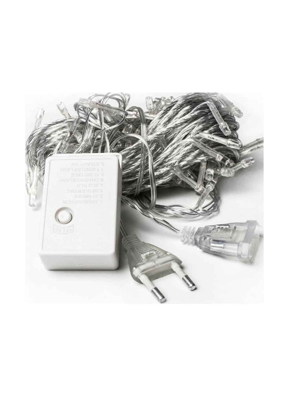 Гірлянда "бахрома" 120LED 220В прозорий шнур TLT (370677486)