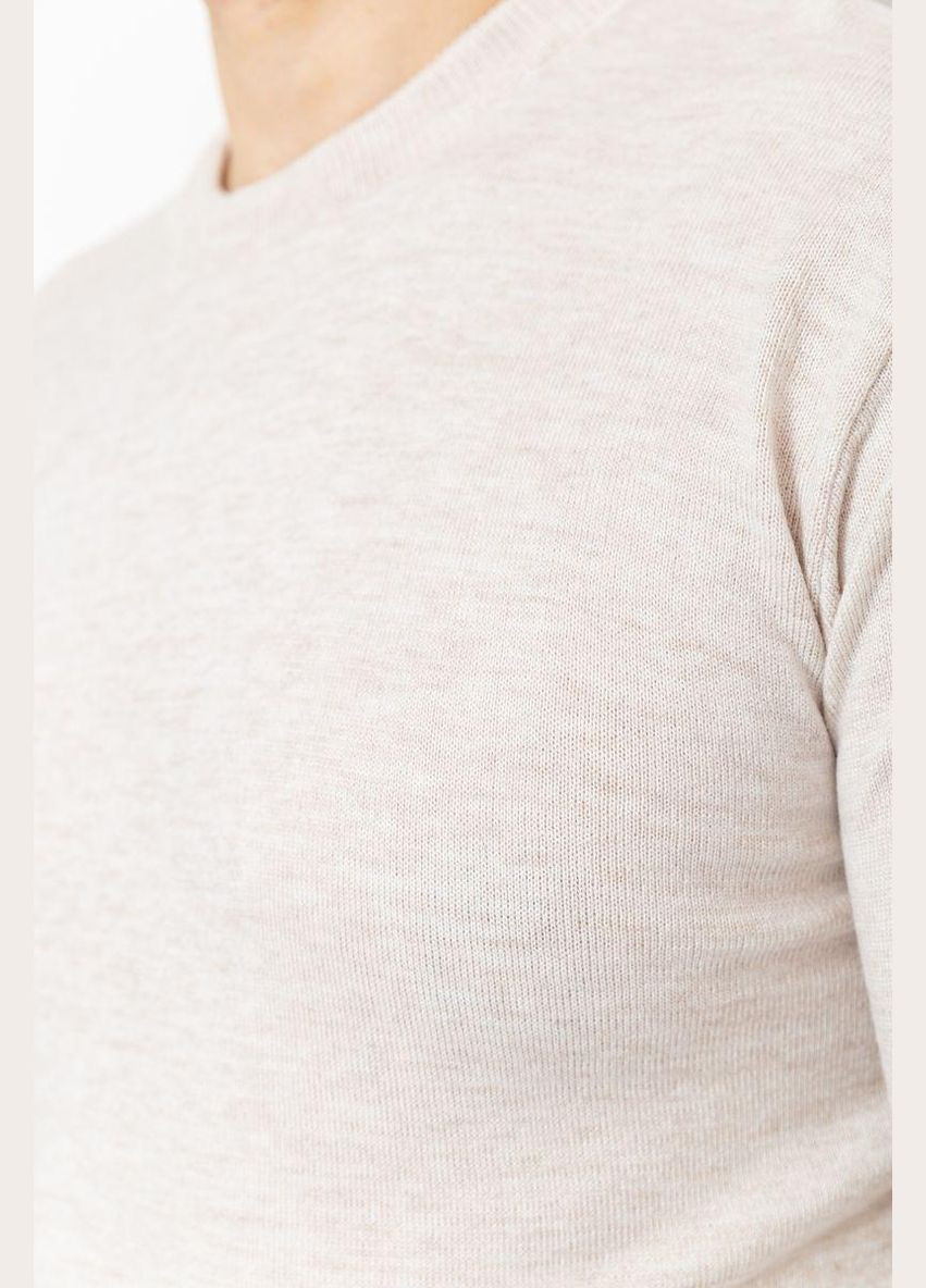 Бежевый демисезонный свитер мужской однотонный Ager