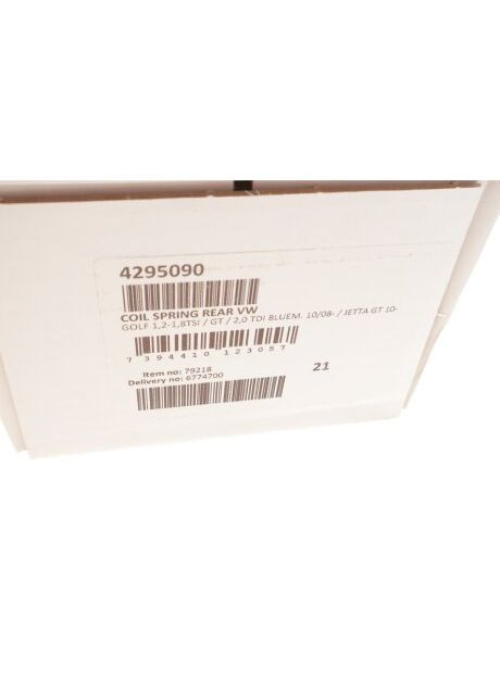 Пружина підвіски 4295090 Lesjofors (345778741)