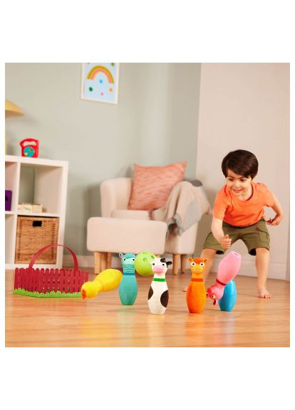 Игровой набор для боулинга – Веселая ферма (BT1802Z) Battat для боулінгу - Весела ферма (366155443)