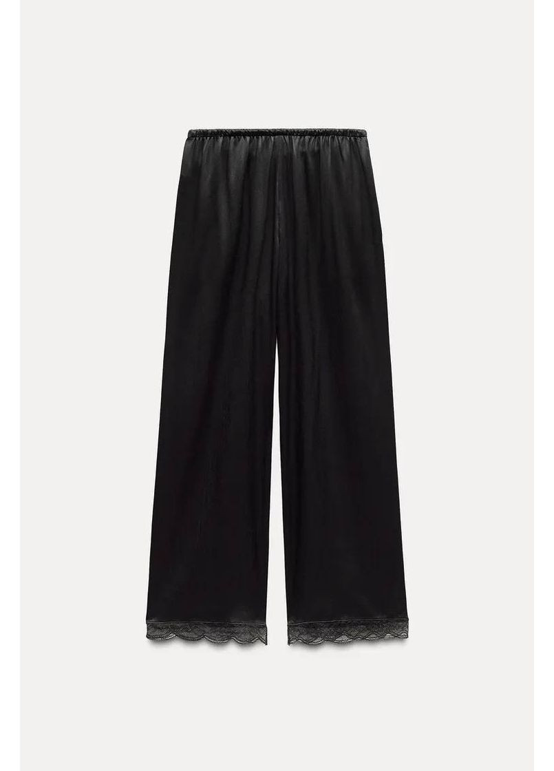 Сатиновые брюки Zara (364552224)