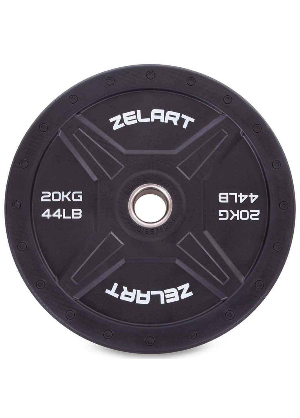Блины диски бамперные для кроссфита Bumper Plates TA-2258 20 кг Zelart (286043643)