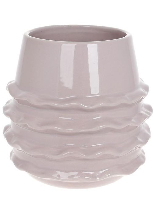 Ваза керамическая "Stone Flower Катарина" 17x17x17см, светло-розовый Bona (329893952)