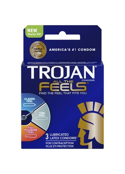 Упаковка 3шт All the Feels Trojan (371389582)