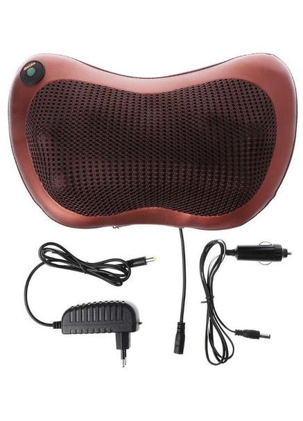 Масажна подушка Massage Pillow з інфрачервоним прогрівом роликова No Brand (348118942)