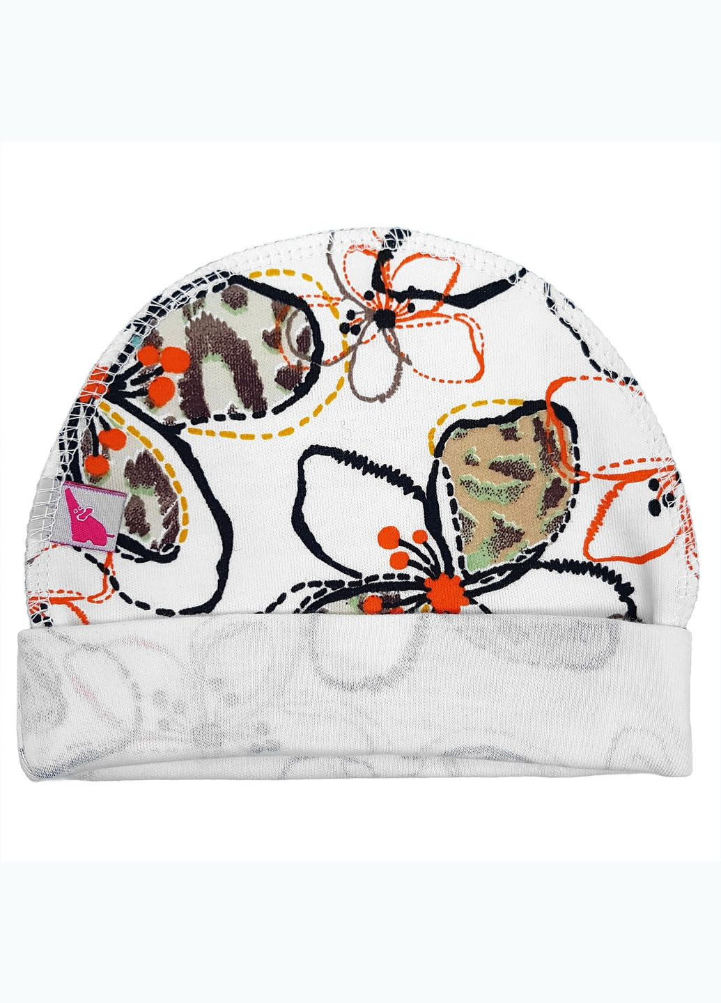 Базова шапочка в пологовий із зовнішнім швом Flower для дівчинки 40 Tunes (328949442)