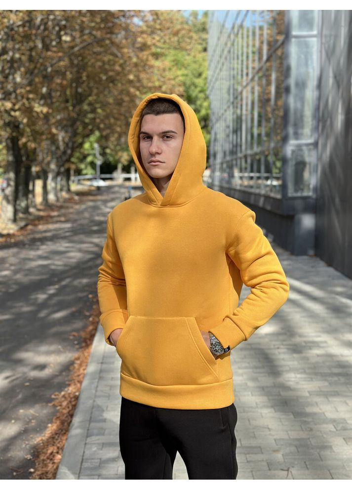 Худі 008 ЗИМА Жовтий Pobedov (277697575)