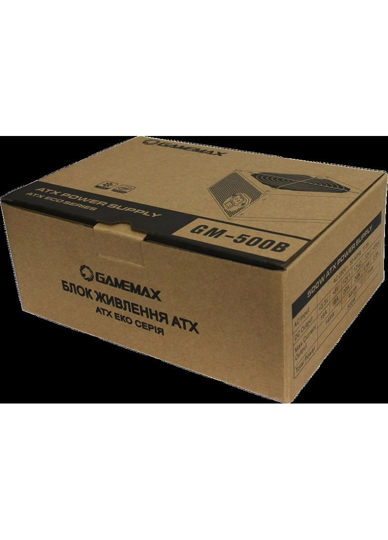 Блок живлення 500W (GM-500B) GameMax (360415578)