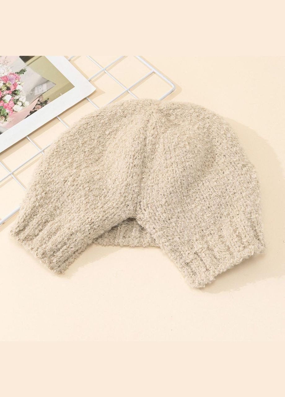 Шапка-капюшон капор тедди с ушками One Size (0444) No Brand (358052706)