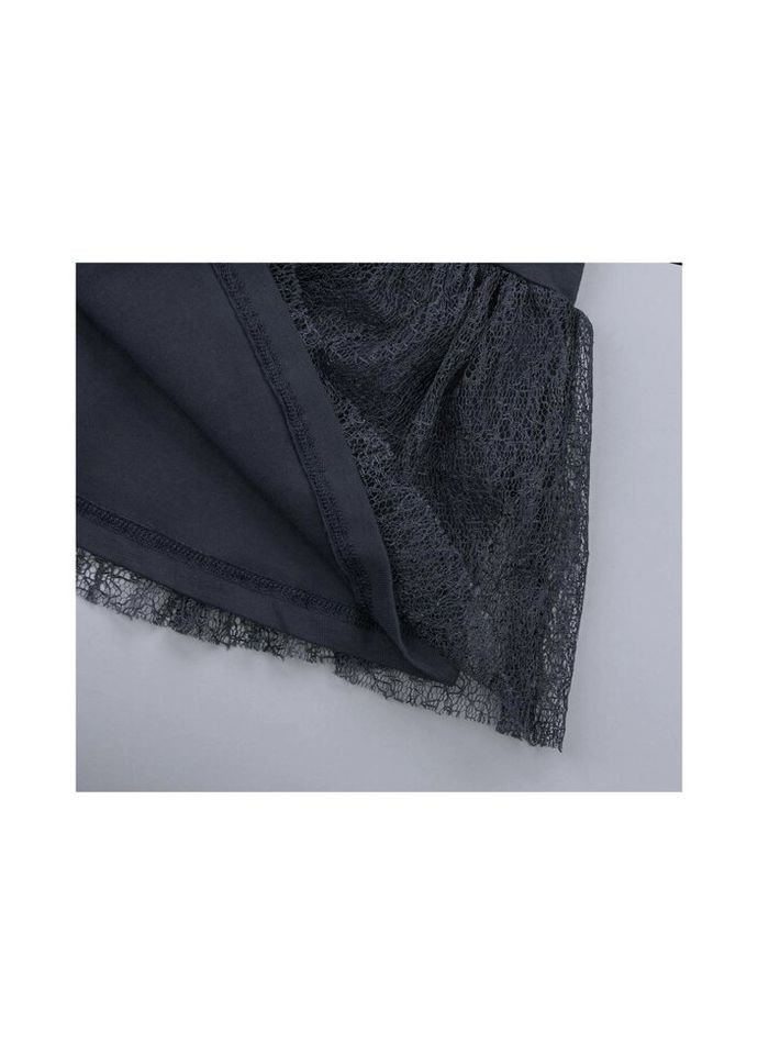 Синіти сукня з мереживною спідницею "chocolate" (9637-98g-blue) Breeze (300624903)