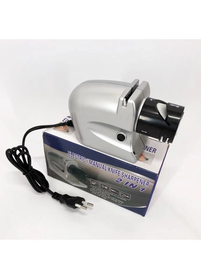 Електрична точила для ножів та ножиць ELECTRIC SHARPENER 220В, Електронна точила для заточування ножів No Brand (385308214)
