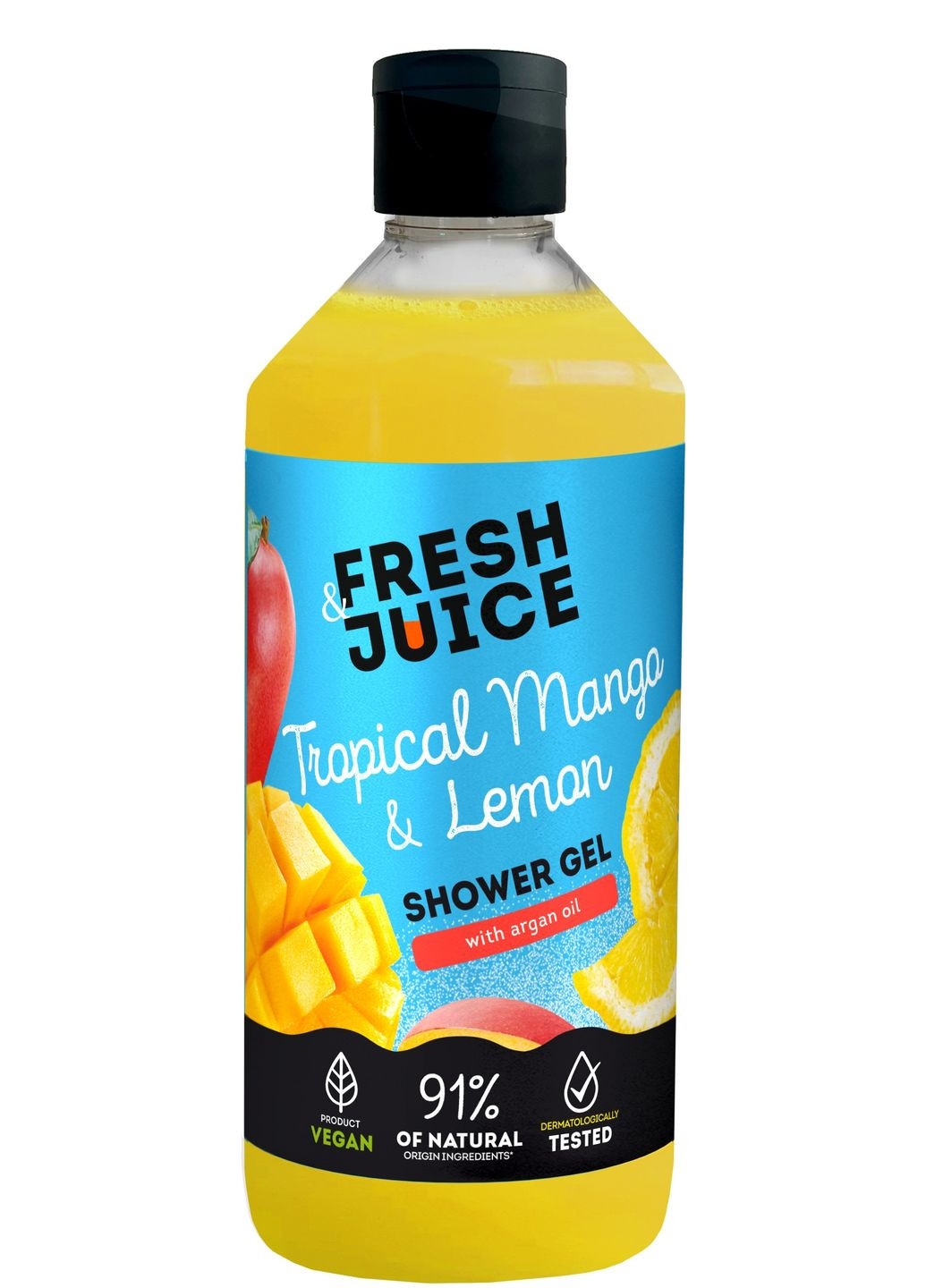 Гель для душу Tropical Mango & Lemon, 473 мл Fresh Juice (346241119)