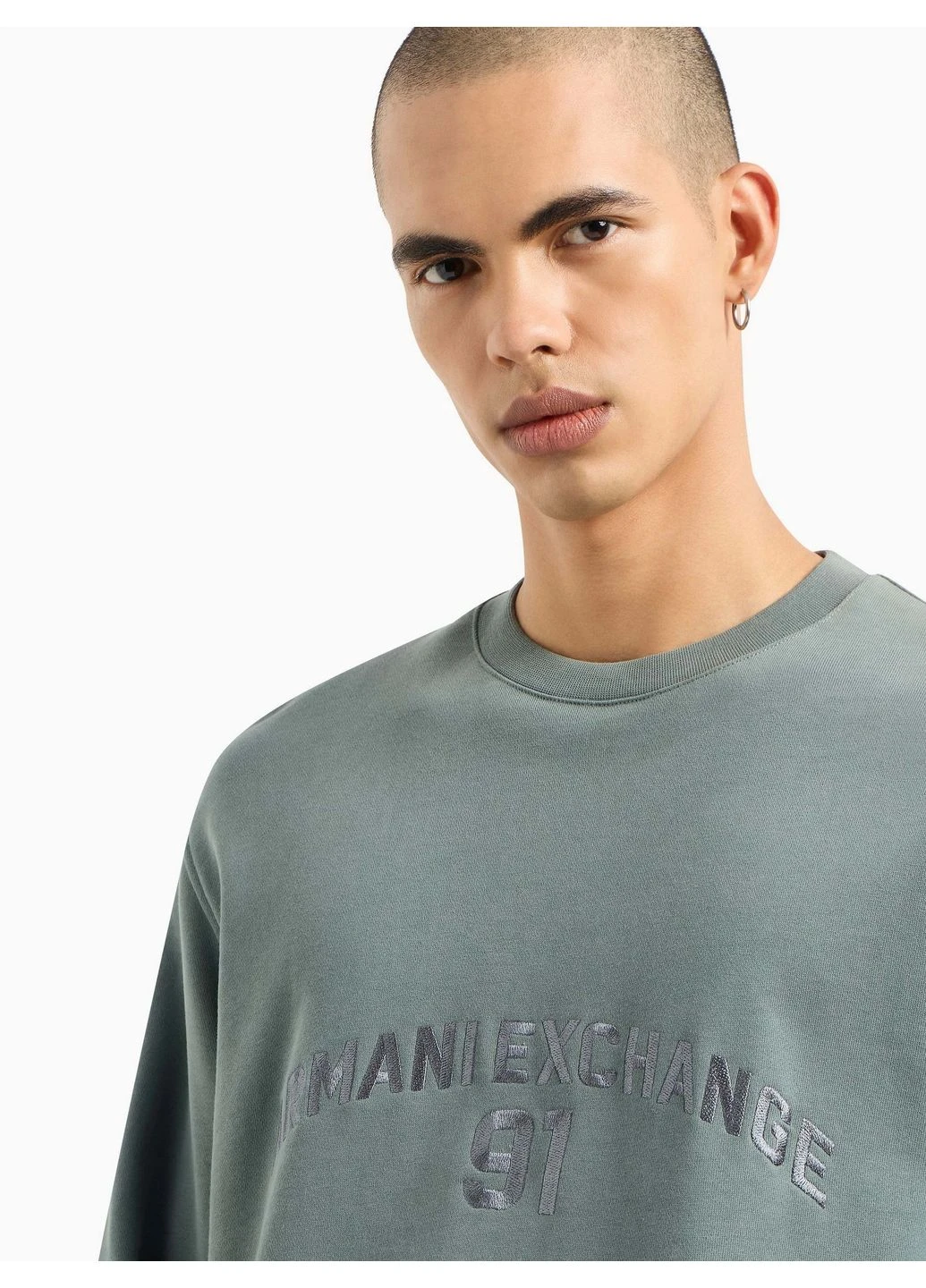 Зеленый свитшот 8345102 зелёный wh4161 Armani Exchange (395095599)