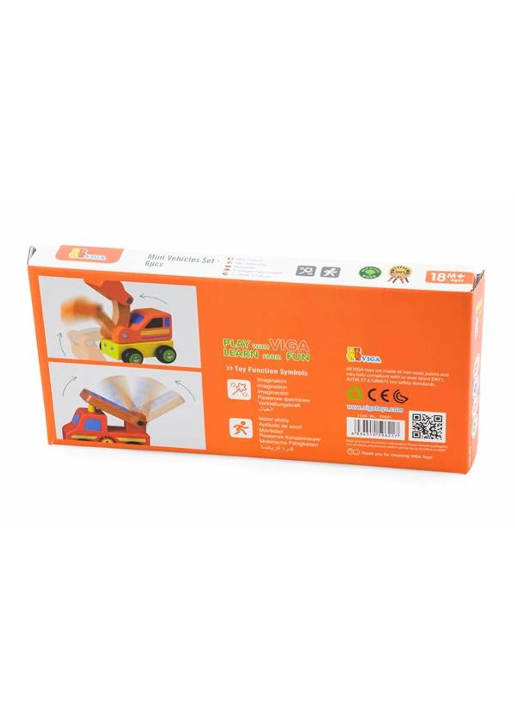 Набор машинок Спецтранспорт 6шт. (59621) Viga Toys (333708223)