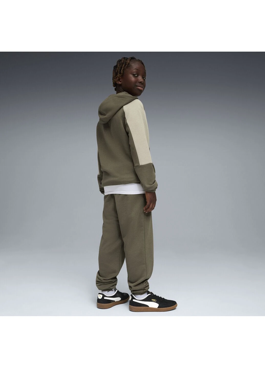 Детский спортивный костюм Essentials Block Hooded Tracksuit Youth Puma (402616628)