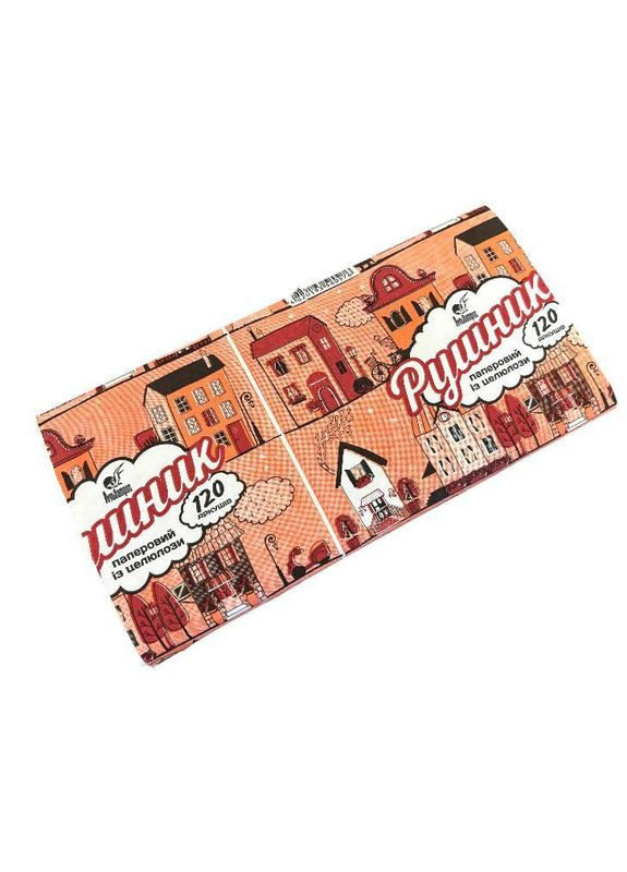 Рушник паперовий целюлозний листовий 976 120 шт. Альбатрос (364117272)