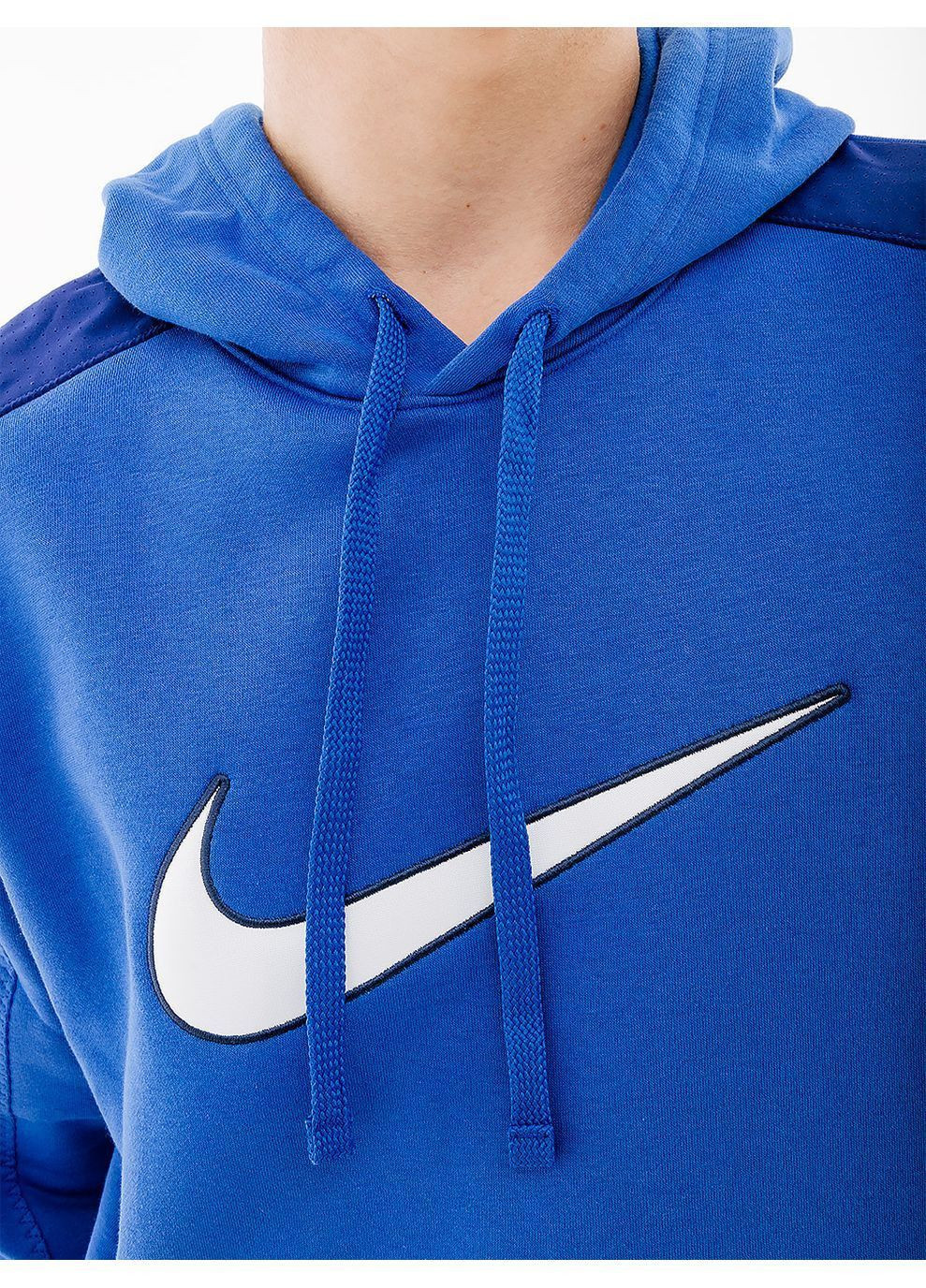 Мужское Худи FLC HOODIE BB Голубой Nike (333957070)