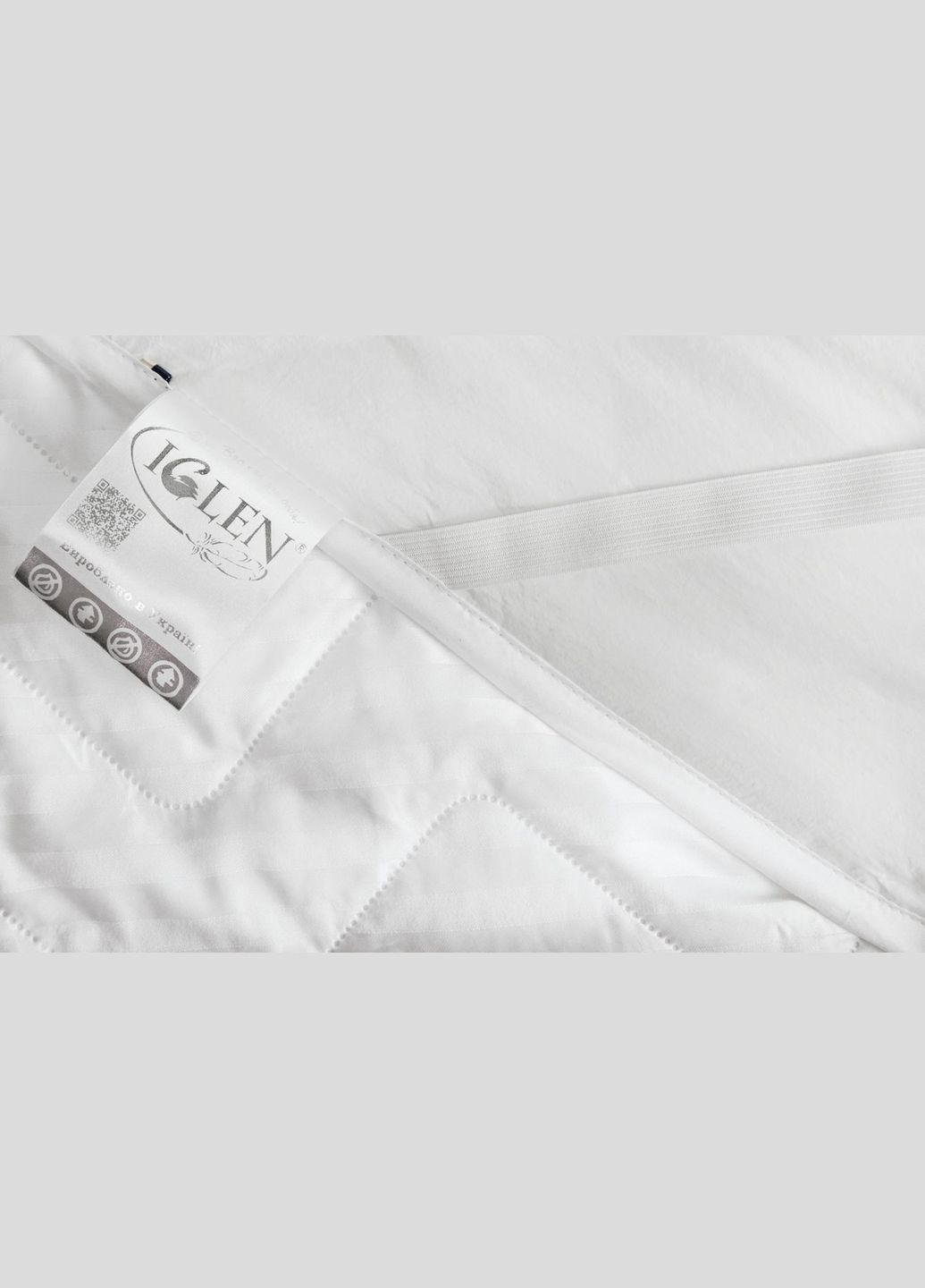 Водонепроникний наматрацник із силіконізованого волокна в мікрофібрі, з гумками по кутам, 140х200см Iglen (305687396)