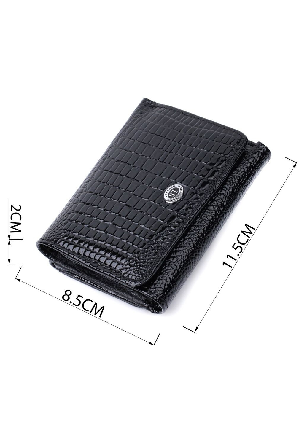 Женский кожаный кошелек 11,5х8,5х2 см st leather (315870507)