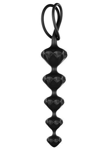 Набір анальних ланцюжків Love Beads, чорний Satisfyer (366577713)