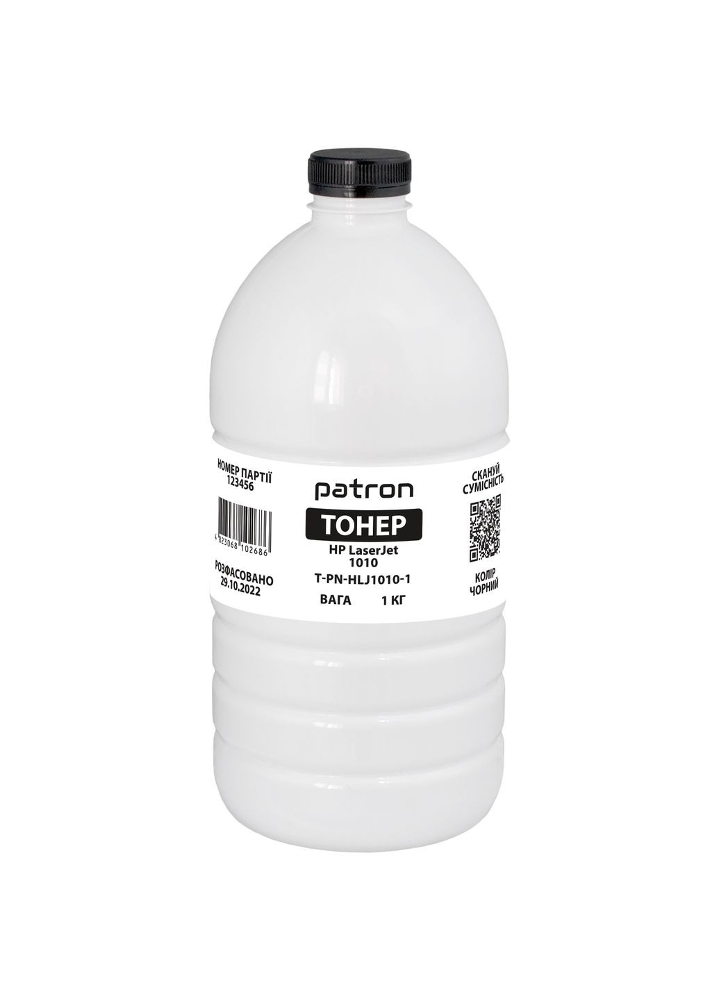 Тонер HP LJ 1010/1020, Canon LBP2900/3000, 1 кг, (PN-HLJ1010-1) Patron (314747419)