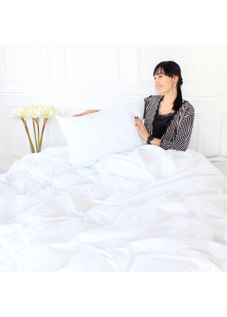 Постельное белье (m182161) Mirson Ranforce Elite 11-2107 White 143х210х2 (366566656)