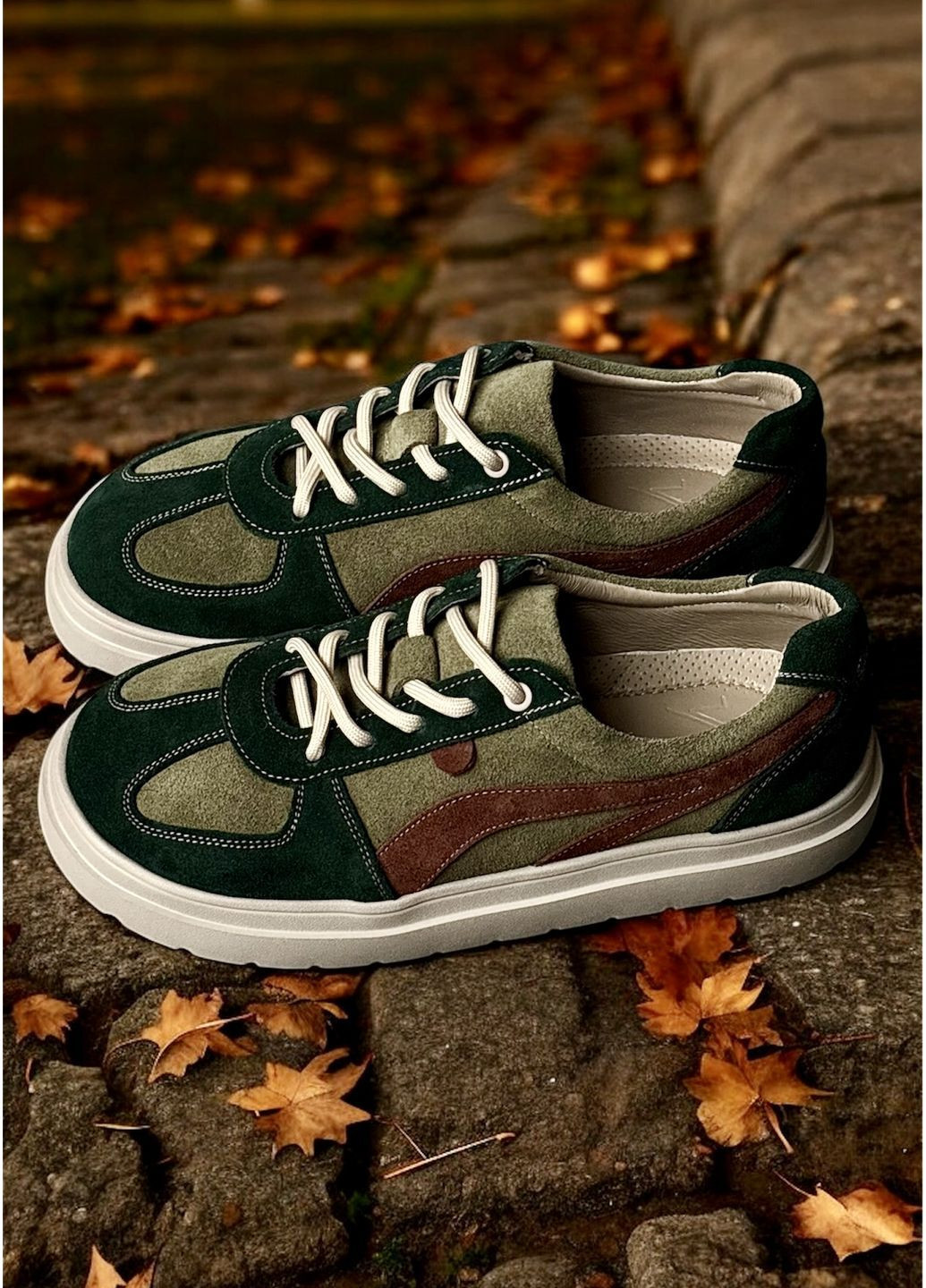 Кроссовки Marandi зелёные демисезоны (363853789)